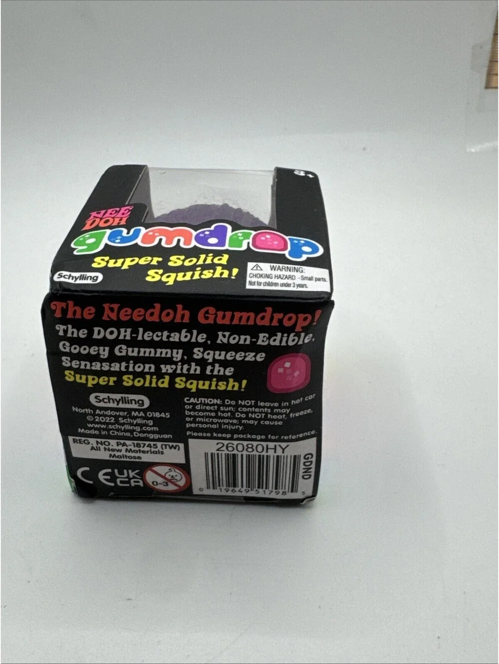 Schylling NeeDoh Gumdrop Purple 2.5